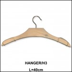 WOODEN HANGER CLOTHES / PENYANGKUT BAJU HANGER KAYU (THICK VERSION) NEW 10 PCS